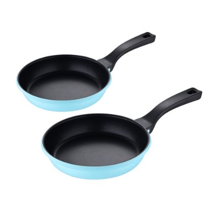 Picture of Bergner 2-Piece Fry Pan Set, Retro Blue