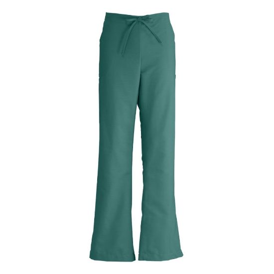 Picture of Medline ComfortEase Ladies Modern-Fit Cargo Scrub Pants, X-Large, Evergreen