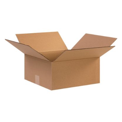 Picture of Partners Brand Corrugated Boxes, 12 1/2in x 12 1/2in x 6in, Kraft, Pack Of 25