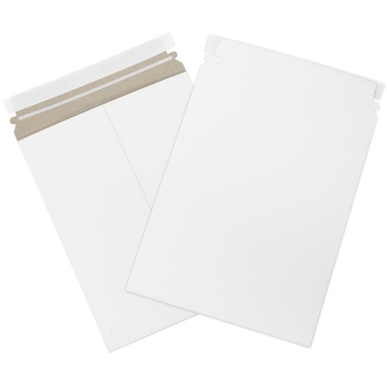 Picture of Partners Brand Self-Seal Stayflats Plus Express Pouch Mailers, 9in x 11 1/2in, White, Pack Of 25