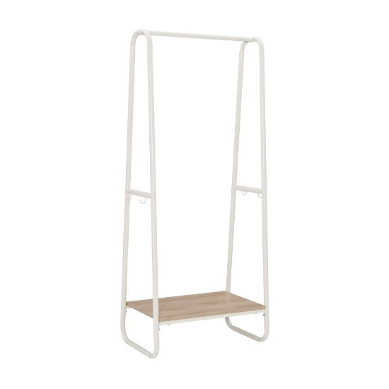 Picture of Linon Blaisdell Tall Clothing Rack, 60inH x 27-1/4inW x 15-3/4inD, White