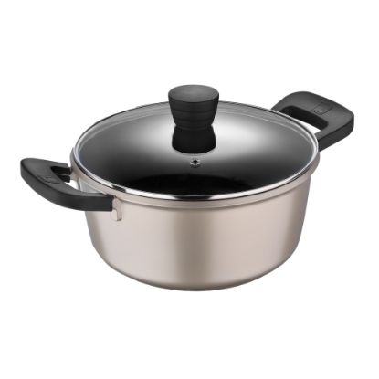 Picture of Bergner 4.5-Quart Aluminum Dutch Oven, Champagne