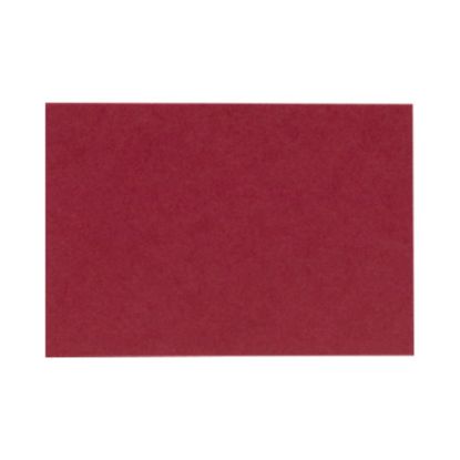 Picture of LUX Flat Cards, A9, 5 1/2in x 8 1/2in, Garnet Red, Pack Of 50