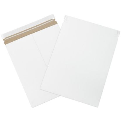 Picture of Partners Brand Self-Seal Stayflats Plus Express Pouch Mailers, 11in x 13 1/2in, White, Pack Of 25