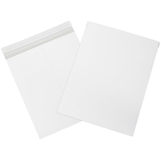 Picture of Partners Brand Self-Seal Stayflats Plus Express Pouch Mailers, 12 3/4in x 15in, White Pack of 25