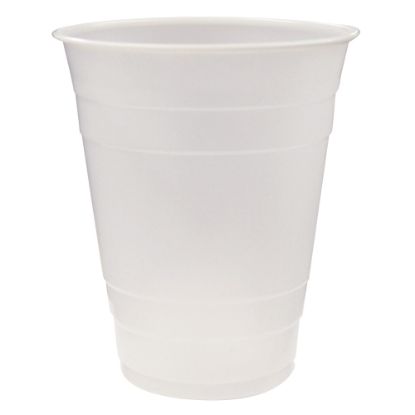 Picture of Pactiv Translucent Plastic Cups, 16 Oz, Clear, 80 Cups Per Pack, Carton Of 12 Packs