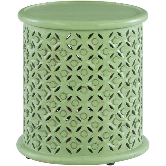 Picture of Powell Ismail Side Table, 18inH x 17inW x 17inD, Green