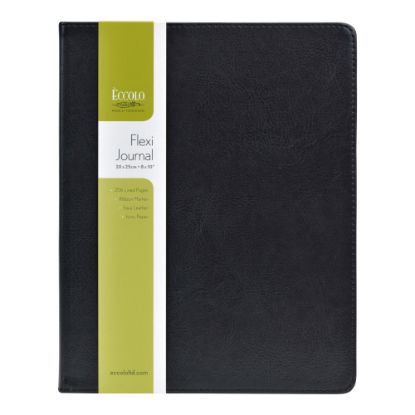 Picture of Eccolo Desk Journals, 8in x 9 3/4in, Black