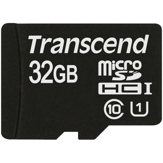 Picture of Transcend 32 GB UHS-I microSDHC - 90 MB/s Read