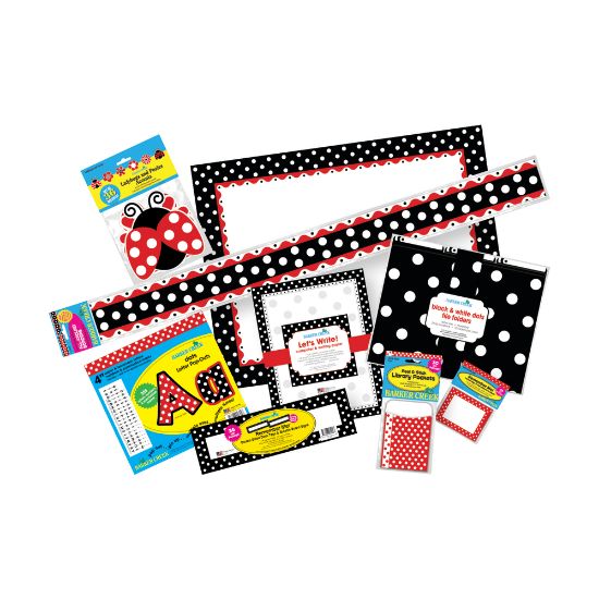 Picture of Barker Creek Classroom Decor Set, Just Dotty