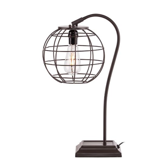 Picture of SEI Furniture Zaine Table Lamp, 23inH, Chocolate