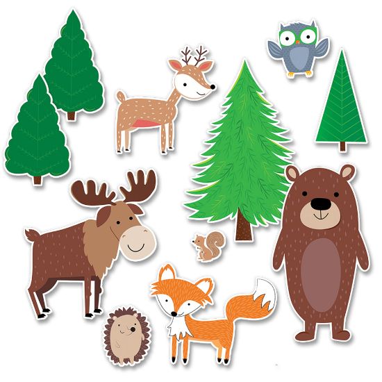 Picture of Creative Teaching Press Jumbo Woodland Friends Bulletin Board Set