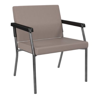 Picture of Office Star Worksmart Bariatric Big & Tall Guest Chair, Stratus/Gunmetal Gray