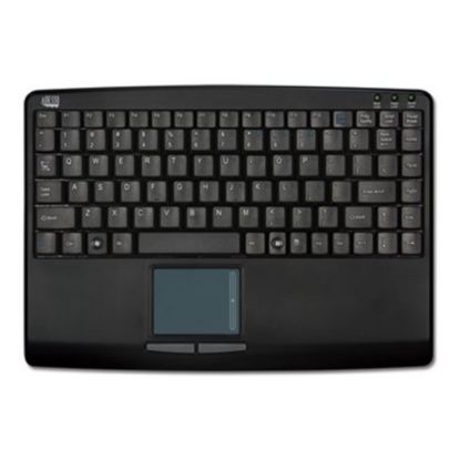 Picture of Adesso AKB-410UB SlimTouch USB Mini Keyboard With Built-In Touchpad, Black