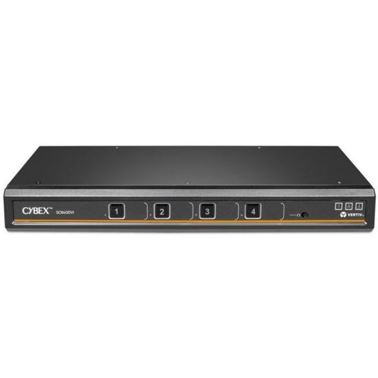 Picture of Avocent Vertiv Cybex SC800 Secure KVM | Single Head | 4 Port Universal and DVI | NIAP version 4.0 Certified