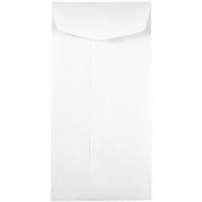 Picture of JAM Paper Coin Envelopes, #7, Gummed Seal, White, Pack Of 250 Envelopes