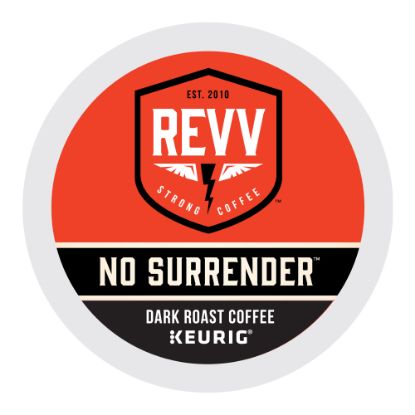 Picture of REVV Single-Serve Coffee K-Cup Pods, No Surrender, Carton Of 24