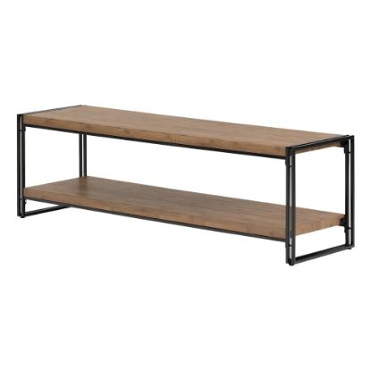 Picture of South Shore Gimetri TV Stand For 65in TVs, Rustic Bamboo