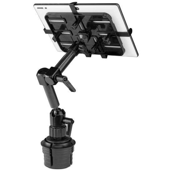 Picture of Mount-It! MI-7321 Carbon Fiber Cup Holder Tablet Mount, Black