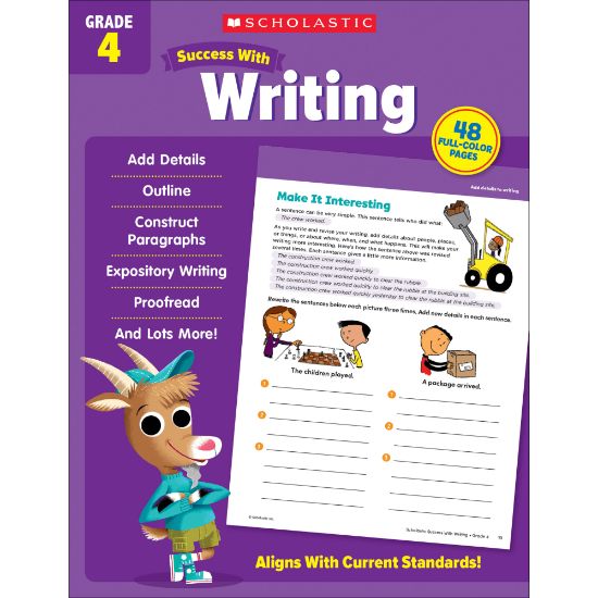 Picture of Scholastic Success With Writing, Grade 4