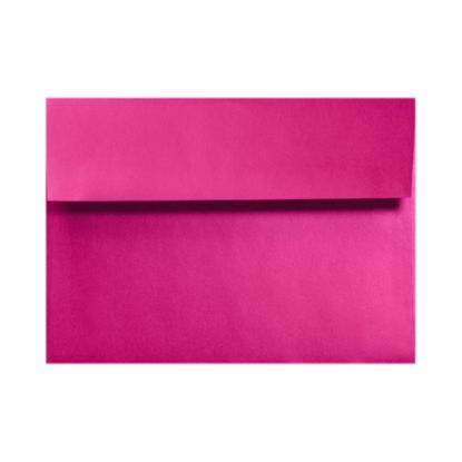 Picture of LUX Invitation Envelopes, #4 Bar (A1), Gummed Seal, Hottie Pink, Pack Of 500