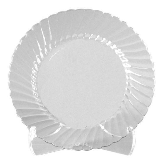 Picture of Classicware Clear Plastic Plates, 9in, Pack Of 180