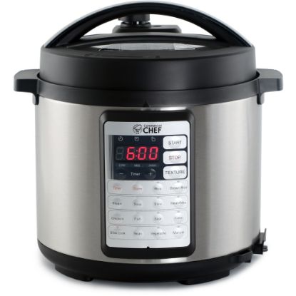 Picture of Commercial Chef 13-in-1 Electric Pressure Cooker, 6.3-Quart, Silver