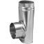 Picture of Deflecto Dryer Offset Connector, 10in x 4in, Silver