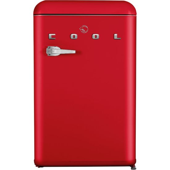 Picture of Commercial Cool Retro 4.4 Cu. Ft. Mini Refrigerator With 2 Slide-Out Glass Shelves, Red