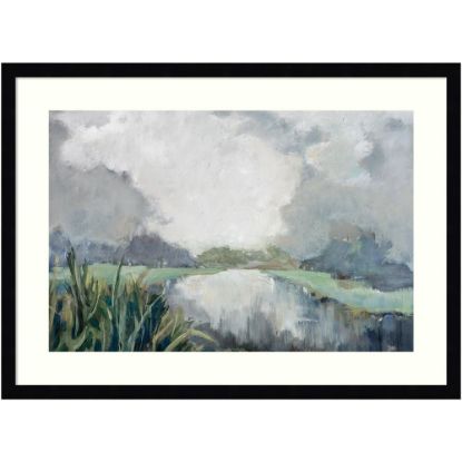 Picture of Amanti Art River Passage by Mary Parker Buckley Wood Framed Wall Art Print, 26inW x 19inH, Black