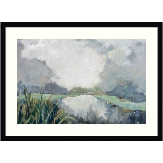 Picture of Amanti Art River Passage by Mary Parker Buckley Wood Framed Wall Art Print, 26inW x 19inH, Black