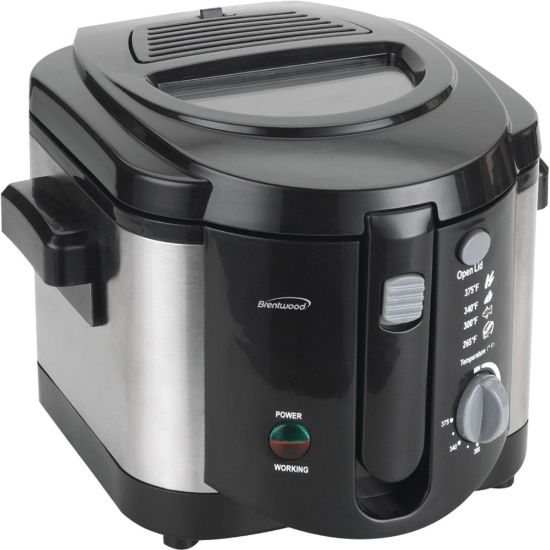 Picture of Brentwood 2.0-L Deep Fryer, Black/Stainless Steel