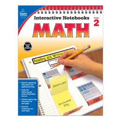 Picture of Carson-Dellosa Interactive Notebook For Math, Grade 2