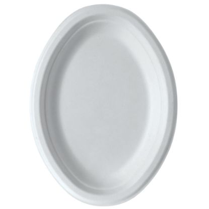 Picture of Eco-Products Sugarcane Plates, 10in x 7in, White, Pack Of 500 Plates