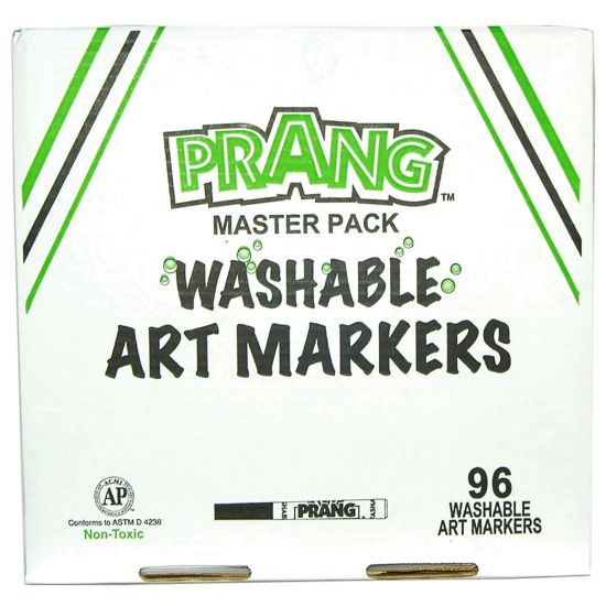 Picture of Prang Washable Masterpack Markers, Assorted Colors, Pack Of 96