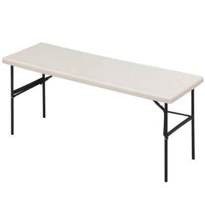 Picture of Iceberg IndestrucTable TOO 1200-Series Folding Table, 72inW x 24inD, Platinum