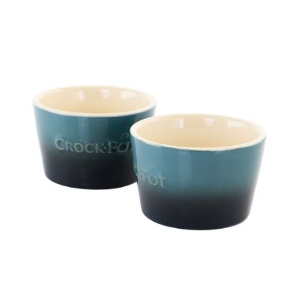 Picture of Crock-Pot Artisan 2-Piece Ramekin Set, 8 Oz, Blue