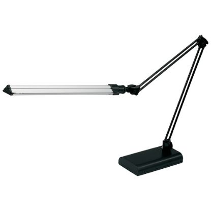 Picture of Realspace Architect Desk Lamp, Adjustable, 21-1/2inH, Black/Silver