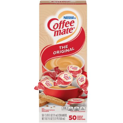 Picture of Nestle Coffee-mate Liquid Creamer, Original Flavor, 0.38 Oz Single Serve x 50