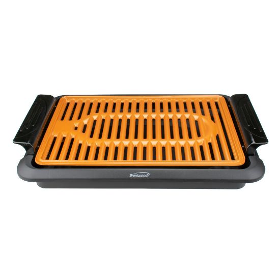 Picture of Brentwood 1,000-Watt Indoor Electric Copper Grill, Black