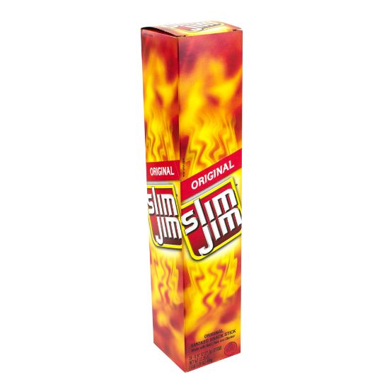 Picture of Slim Jim Original Smoked Snack Sticks, 0.97 Oz, Box Of 24