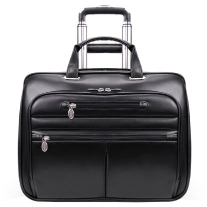 Picture of McKleinUSA WRIGHTWOOD Wheeled Laptop Case, Black