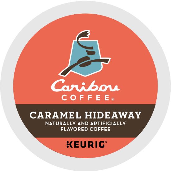 Picture of Caribou Coffee Single-Serve Coffee K-Cup, Caramel Hideaway, Carton Of 24