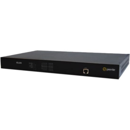 Picture of Perle IOLAN SDS16C LDC Utility Terminal Server - 64 MB - 2 x Network (RJ-45) - 16 x Serial Port - Gigabit Ethernet - Management Port - Rack-mountable, Rail-mountable