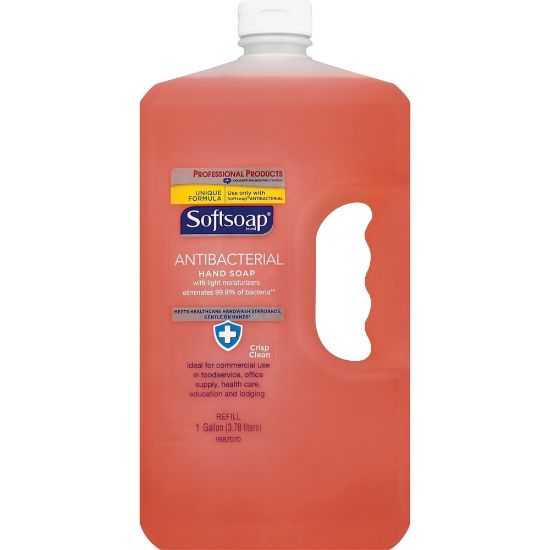 Picture of Softsoap Antibacterial Liquid Hand Soap, Unscented, 128 Oz Bottle