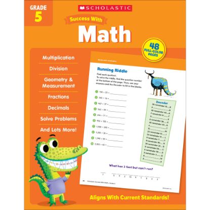 Picture of Scholastic Success With Math Workbook, Grade 5