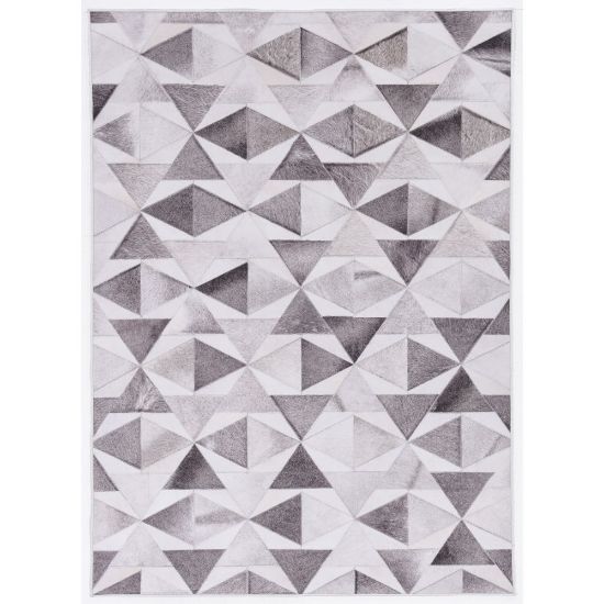 Picture of Linon Bingham Area Rug, 5ft x 7ft, Vitnor, Gray/Ivory