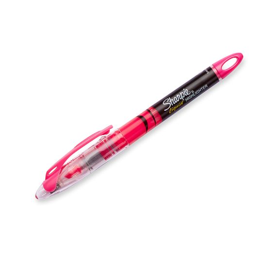 Picture of Sharpie Accent Liquid Pen-Style Highlighter, Fluorescent Pink