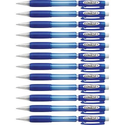 Picture of Pentel Cometz Mechanical Pencil, 0.9mm, #2 Lead, Blue Barrel, Pack Of 12