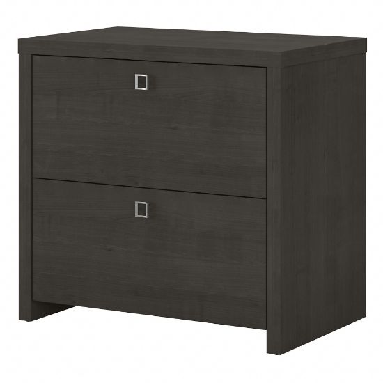 Picture of Bush Business Furniture Echo 31-5/8inW x 20inD Lateral 2-Drawer File Cabinet, Charcoal Maple, Standard Delivery